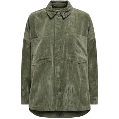 ONLY Onljanine-Rai Ls Ovs Cord Shacket Cc PNT, Kalamata, XS ONLY Onljanine-Rai Ls Ovs Cord Shacket Cc PNT, Kalamata, XS