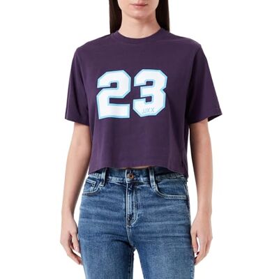 JJXX Bestseller A/S Dam JXJODA Soft RLX SS Tee JRS SN t-shirt, lila sammet/tryck: 23, XS, Purple Velvet/Print:23, XS JJXX Bestseller A/S Dam JXJODA Soft RLX SS Tee JRS SN t-shirt, lila sammet/tryck: 23, XS, Purple Velvet/Print:23, XS