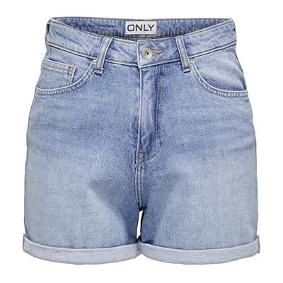 ONLY Dam Shorts Jeans Bermudas Hög Midja Bekväma Sommar Shorts ONLY Dam Shorts Jeans Bermudas Hög Midja Bekväma Sommar Shorts