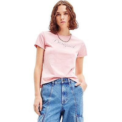Desigual TS_Maya, 3025 blekrosa, S, röd, S Desigual TS_Maya, 3025 blekrosa, S, röd, S