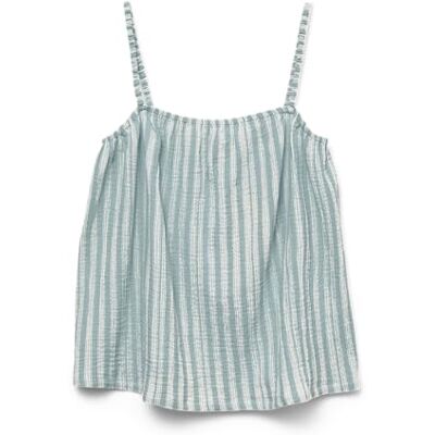 VERO MODA Vmnanna Singlet Top WVN Ga Noos, Grå mist, M VERO MODA Vmnanna Singlet Top WVN Ga Noos, Grå mist, M