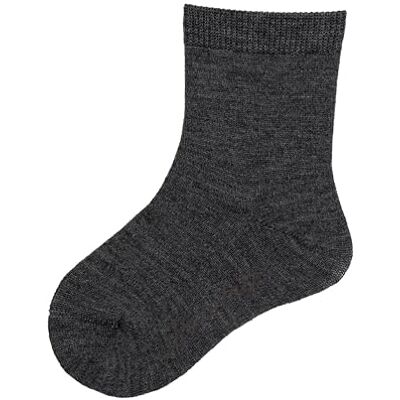 Sterntaler Unisex strumpor ull, Mörkgrå melange, 30 Sterntaler Unisex strumpor ull, Mörkgrå melange, 30