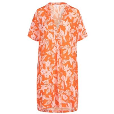 Mint & Mia Dam Jersey avslappnad klänning, Korallröd – rosa, 40 Mint & Mia Dam Jersey avslappnad klänning, Korallröd – rosa, 40