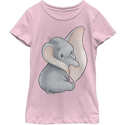 Disney Just Dumbo Girl's Solid Crew te, ljusrosa, X-Small, ROSA, XS Disney Just Dumbo Girl's Solid Crew te, ljusrosa, X-Small, ROSA, XS