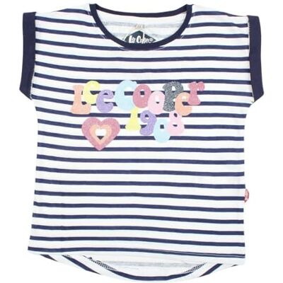 Lee Cooper flicka Maglietta Ragazza kortärmad skjorta, blå, 8 år Lee Cooper flicka Maglietta Ragazza kortärmad skjorta, blå, 8 år