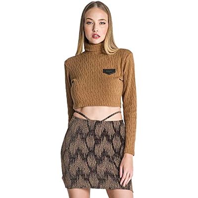 Gianni Kavanagh Dam Camel Rebirth Turtleneck kofta, Kamel, L Gianni Kavanagh Dam Camel Rebirth Turtleneck kofta, Kamel, L