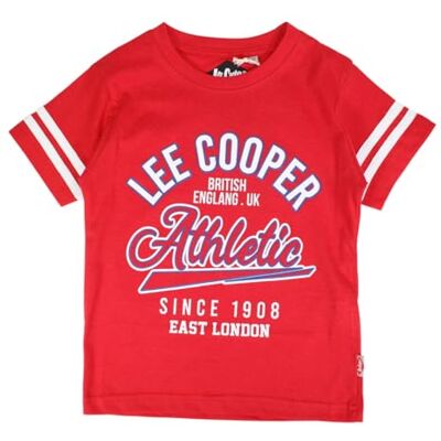 Lee Cooper Pojke T-shirt kortärmad topp bomull röd 14 år, Färg: röd, 14 �r Lee Cooper Pojke T-shirt kortärmad topp bomull röd 14 år, Färg: röd, 14 �r