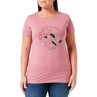 Jeep O102614-P490 J T-Shirt Print Star Botanical J22W Kvinnor Dammig Rose XL, Dusty Rose, XL Jeep O102614-P490 J T-Shirt Print Star Botanical J22W Kvinnor Dammig Rose XL, Dusty Rose, XL