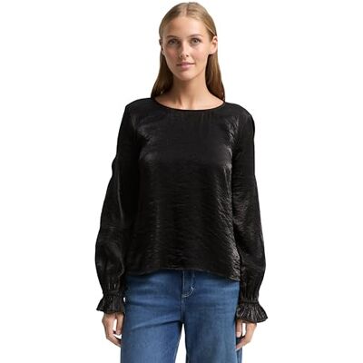 TOM TAILOR Denim damblus, 14482 – djup svart, XXL TOM TAILOR Denim damblus, 14482 – djup svart, XXL