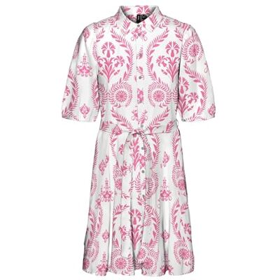 VERO MODA dam kil, Snövit/ap: hari rosa kosmos, M VERO MODA dam kil, Snövit/ap: hari rosa kosmos, M