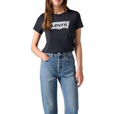Levi's The Perfect Tee ananda Floral Bw Fill Pr, Ananda Floral Bw Fil, XS Levi's The Perfect Tee ananda Floral Bw Fill Pr, Ananda Floral Bw Fil, XS