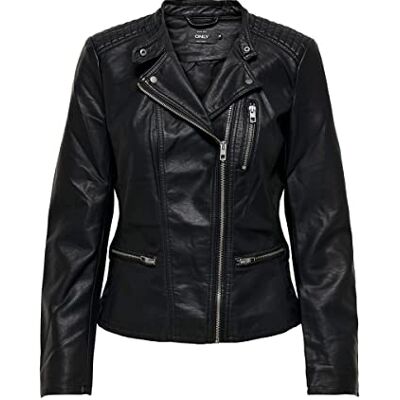 ONLY 15110802 Jacka, 38 EU, Svart ONLY 15110802 Jacka, 38 EU, Svart