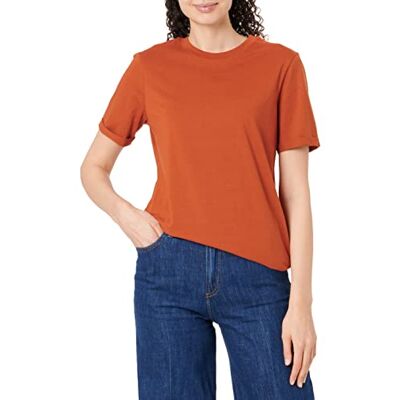 PIECES Kvinnor Pcria Ss Fold Up Solid Tee Noos T-shirt PIECES Kvinnor Pcria Ss Fold Up Solid Tee Noos T-shirt