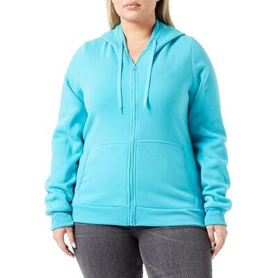 kilata Snygg huvtröja för kvinnor med dragkedja, polyester, turkos storlek XL, turkos, XL kilata Snygg huvtröja för kvinnor med dragkedja, polyester, turkos storlek XL, turkos, XL