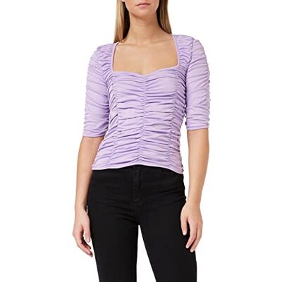 NA-KD dam Gathered Jersey Top Skjorta NA-KD dam Gathered Jersey Top Skjorta