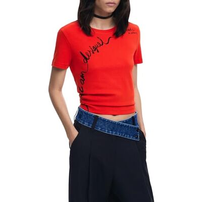 Desigual TS_Charly, 3005 Blodröd, S, Röd röd, S Desigual TS_Charly, 3005 Blodröd, S, Röd röd, S