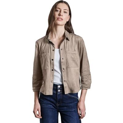 Street One dam A345133 Velour-look blus Street One dam A345133 Velour-look blus