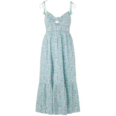 Pepe Jeans dam Mallory tryck klänning, blå (vågblå), XL, Blå (vågblå), XL Pepe Jeans dam Mallory tryck klänning, blå (vågblå), XL, Blå (vågblå), XL