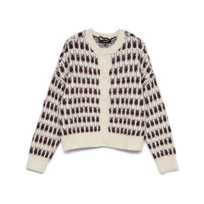 VERO MODA Vmlisa Ls O-hals cardigan, Björk, XS VERO MODA Vmlisa Ls O-hals cardigan, Björk, XS