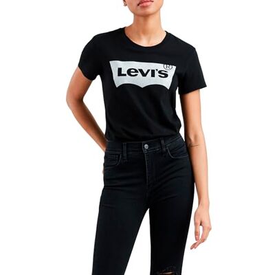Levi's dam T-shirt The Perfect Tee, Holiday Tee Black, S Levi's dam T-shirt The Perfect Tee, Holiday Tee Black, S