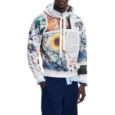 Desigual Sweat_Bradford, 1001 rå, S, Vit, S Desigual Sweat_Bradford, 1001 rå, S, Vit, S