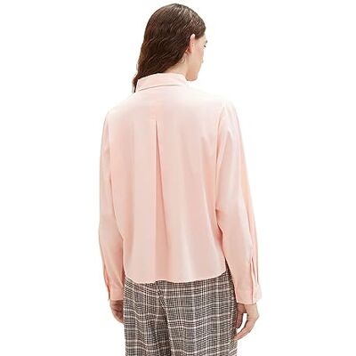 TOM TAILOR Denim dam boxy basic skjorta blus, 14557-ljus engelsk ros, S, 14557-ljus engelsk ros, S TOM TAILOR Denim dam boxy basic skjorta blus, 14557-ljus engelsk ros, S, 14557-ljus engelsk ros, S