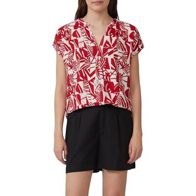 s.Oliver strukturerad blus med Raff-detaljer, Vallmo, 38 s.Oliver strukturerad blus med Raff-detaljer, Vallmo, 38