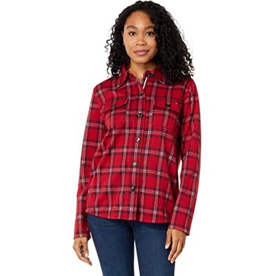 Tommy Hilfiger KNT Shckt-Hllsd PLD jacka, Hillside pläd/chili peppar multi, M Tommy Hilfiger KNT Shckt-Hllsd PLD jacka, Hillside pläd/chili peppar multi, M