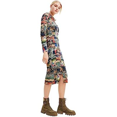 Desigual Vest_Tapestry-LAC, 6007 Beige safari, XS, BRUN, XS Desigual Vest_Tapestry-LAC, 6007 Beige safari, XS, BRUN, XS