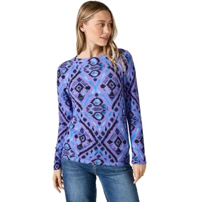 Cecil fluffig långärmad tröja, Lilac Melange, XXL Cecil fluffig långärmad tröja, Lilac Melange, XXL