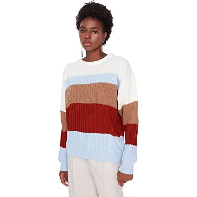 Trendyol Tröja Ecru Oversize M Ecru, Ecru Trendyol Tröja Ecru Oversize M Ecru, Ecru