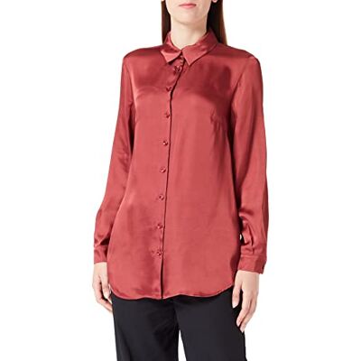 Sisley dam skjorta, Brun 2t1, M Sisley dam skjorta, Brun 2t1, M