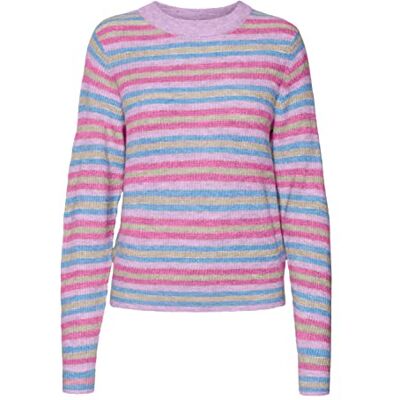 VERO MODA Kvinnors VMLEFILE LS O-hals tröja Boo L/S stickad, orkidéblommor/detalj: W. Liten pojke blå björk cyklen, XS, Orkidé blomma/detalj: w. Liten pojke blå björk cyklamen, XS VERO MODA Kvinnors VMLEFILE LS O-hals tröja Boo L/S stickad, orkidéblommor/detalj: W. Liten pojke blå björk cyklen, XS, Orkidé blomma/detalj: w. Liten pojke blå björk cyklamen, XS