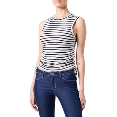 VERO MODA VMHOLLY SL Short TOP JRS SPE, Silverfoder/ränder: marinblå blazer, L VERO MODA VMHOLLY SL Short TOP JRS SPE, Silverfoder/ränder: marinblå blazer, L
