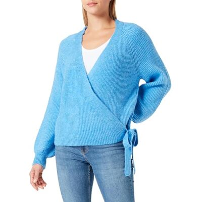 ONLY Dam Cardigan-tröja Onlmia L/S Wrap Cardigan Knt Noos, Super Sonic, M ONLY Dam Cardigan-tröja Onlmia L/S Wrap Cardigan Knt Noos, Super Sonic, M
