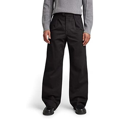 G-STAR RAW Chino breda ben för män, svart (dk black C900-6484), 26 W/30 L G-STAR RAW Chino breda ben för män, svart (dk black C900-6484), 26 W/30 L