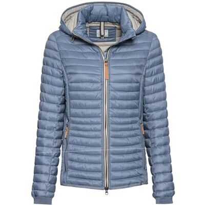 camel active Lätt quiltad jacka för kvinnor av återvunnen polyamid, Rökig blå, 44 camel active Lätt quiltad jacka för kvinnor av återvunnen polyamid, Rökig blå, 44