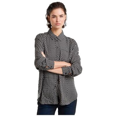 G-STAR RAW BF Pintuck Shirt långärmad, Flerfärgad (Dk Black Raw Net D25226-d726-g873), L G-STAR RAW BF Pintuck Shirt långärmad, Flerfärgad (Dk Black Raw Net D25226-d726-g873), L