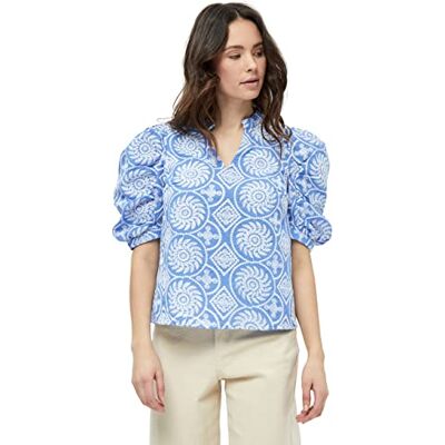 Peppercorn Dam Marian 2/3 ärm blus, marinblå, 6, Marinablått, 32 SE Peppercorn Dam Marian 2/3 ärm blus, marinblå, 6, Marinablått, 32 SE