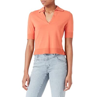 s.Oliver Damtröja med polokrage, kortärmad, orange, 48, apelsin, 48 SE s.Oliver Damtröja med polokrage, kortärmad, orange, 48, apelsin, 48 SE