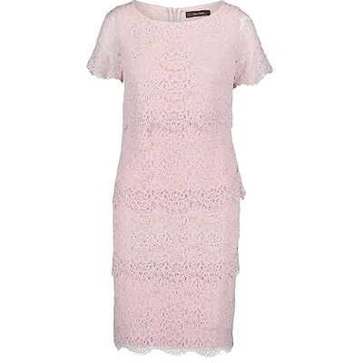 Vera Mont Kortärmad spetsklänning för kvinnor, ROSA, 36 Vera Mont Kortärmad spetsklänning för kvinnor, ROSA, 36