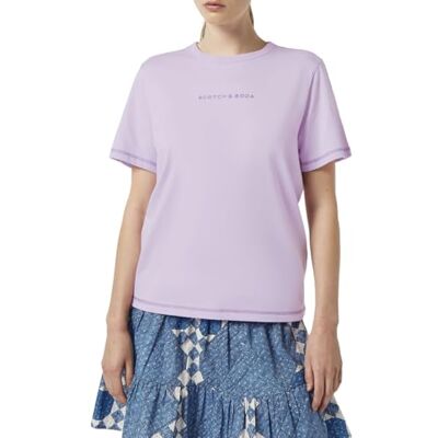 Scotch & Soda dam Flatlock Regular T-shirt T-tröja Scotch & Soda dam Flatlock Regular T-shirt T-tröja