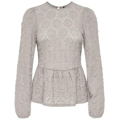 ONLY Endast Onlgiavanna L/S Peplum Top JRS, Pimpsten, M ONLY Endast Onlgiavanna L/S Peplum Top JRS, Pimpsten, M
