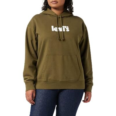 Levi's dam Hoodie Graphics Graphic Standard HOODIE, Grafisk standard huvtröja säsongsbetonad affisch logotyp huvtröja Dark Olive, XXS Levi's dam Hoodie Graphics Graphic Standard HOODIE, Grafisk standard huvtröja säsongsbetonad affisch logotyp huvtröja Dark Olive, XXS