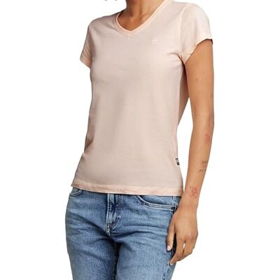 G-STAR RAW Eyben Slim V-Neck Top 2.0, Rosa (linne D24533-4107-g998), L G-STAR RAW Eyben Slim V-Neck Top 2.0, Rosa (linne D24533-4107-g998), L
