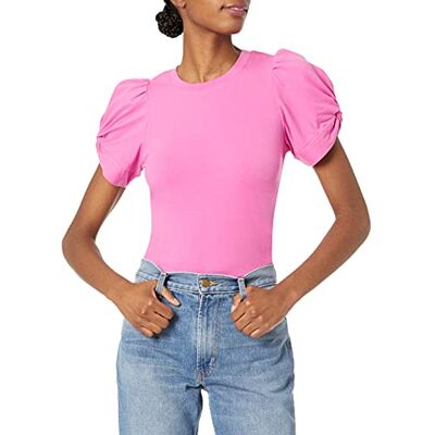 Amazon Essentials dam klassisk passform tvinnad ärm rund hals t-shirt, ljusrosa, X-Large Amazon Essentials dam klassisk passform tvinnad ärm rund hals t-shirt, ljusrosa, X-Large