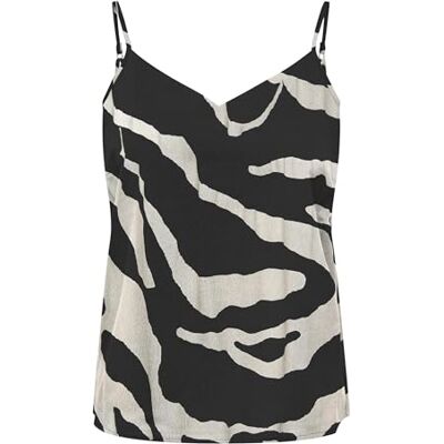 ONLY Onlnova Life Elite Tayla Singlet AOP, svart, XS ONLY Onlnova Life Elite Tayla Singlet AOP, svart, XS