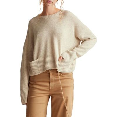 United G/C M/L tröja, Beige, S United G/C M/L tröja, Beige, S