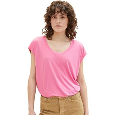 TOM TAILOR Dam 1036767 t-shirt, 31647-Nouveau rosa, XXL, 31647 – nouveau rosa, XXL TOM TAILOR Dam 1036767 t-shirt, 31647-Nouveau rosa, XXL, 31647 – nouveau rosa, XXL