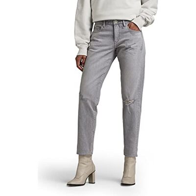 G-STAR RAW Kate Boyfriend Jeans för kvinnor, Grå (Sun Faded Ripped Skyrocket D15264-d324-d901), 30W x 32L G-STAR RAW Kate Boyfriend Jeans för kvinnor, Grå (Sun Faded Ripped Skyrocket D15264-d324-d901), 30W x 32L